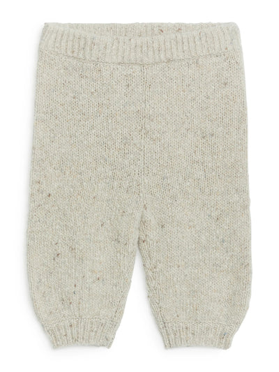 Arket Cream wool trousers at Collagerie
