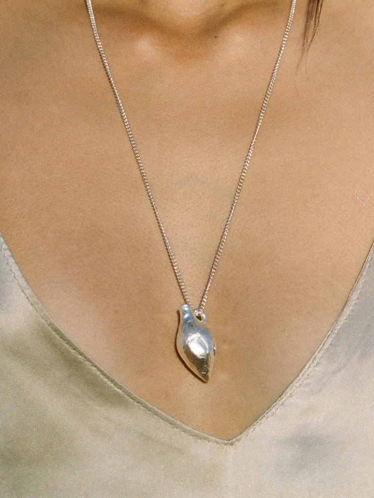 Silver truth untold necklace