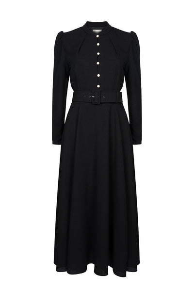 Beulah London Ahana Black Dress at Collagerie