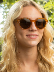Circe sunglasses in amber