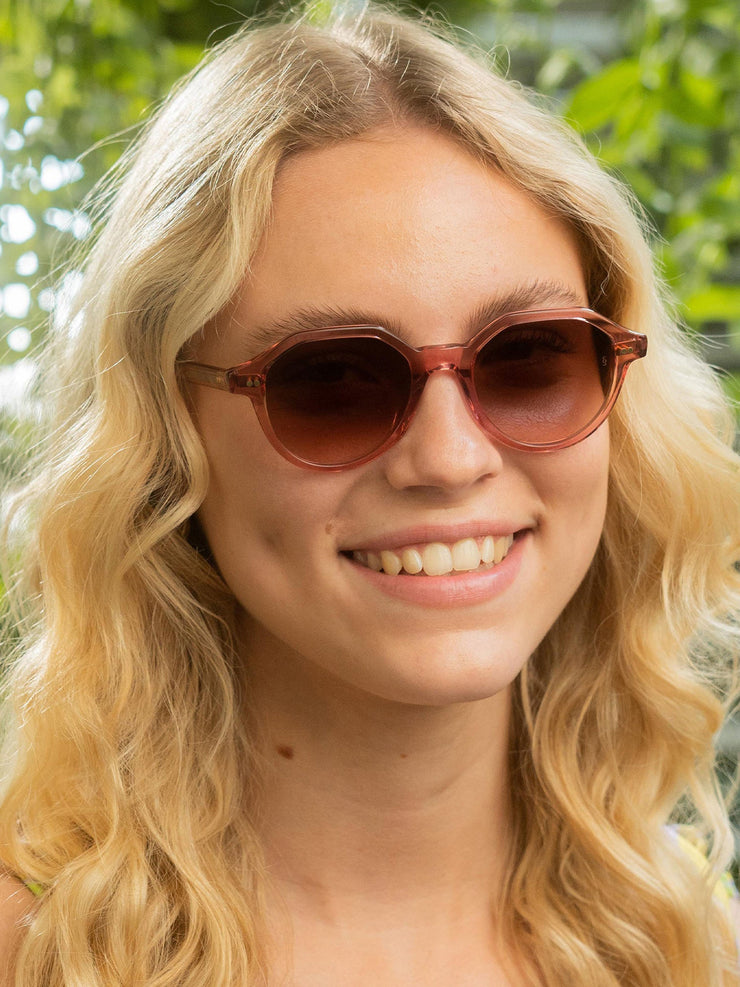 Yeeha sunglasses in pink crystal