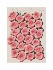 No.006 'Baby Rose' vintage archive poster print