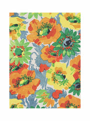 No.013 'Summer Poppies' vintage archive poster print