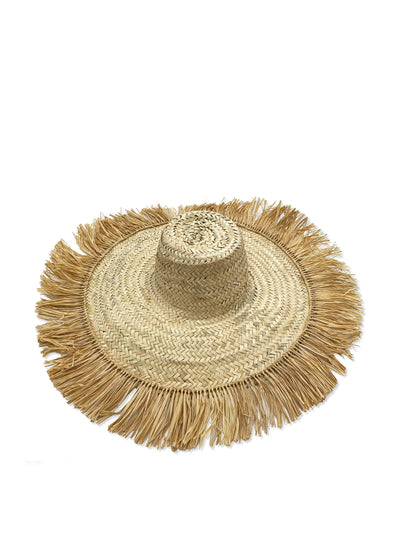 Paper London Straw beach hat at Collagerie