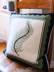 The Fern cashmere cushion