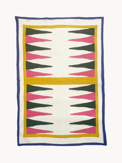 Amuse La Bouche Backgammon Tea Towel at Collagerie