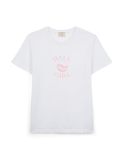Exeat Ball girl white t-shirt at Collagerie