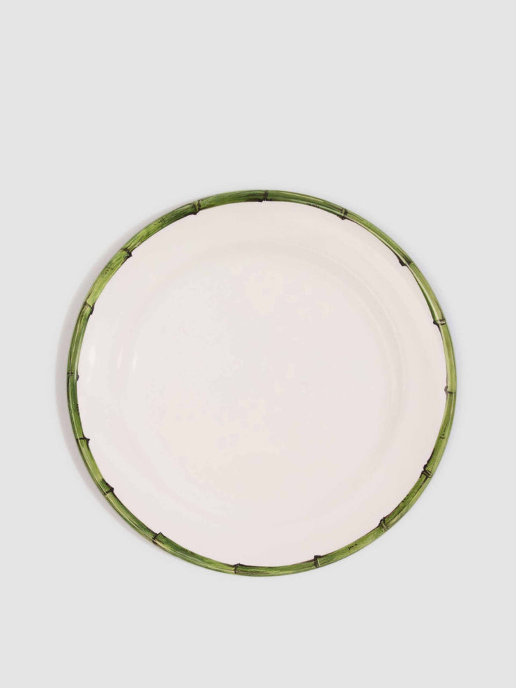 Ramatuelle green bamboo salad/starter plate