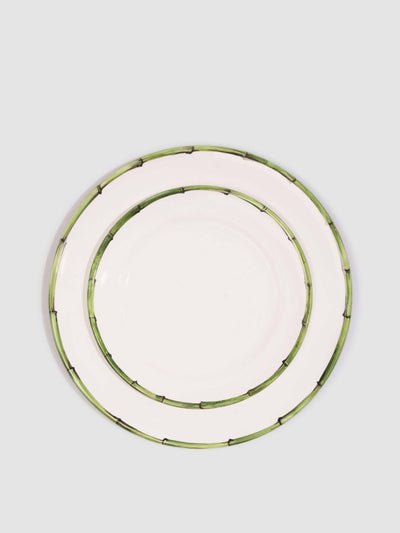 Z.d.G Ramatuelle green bamboo salad/starter plate at Collagerie