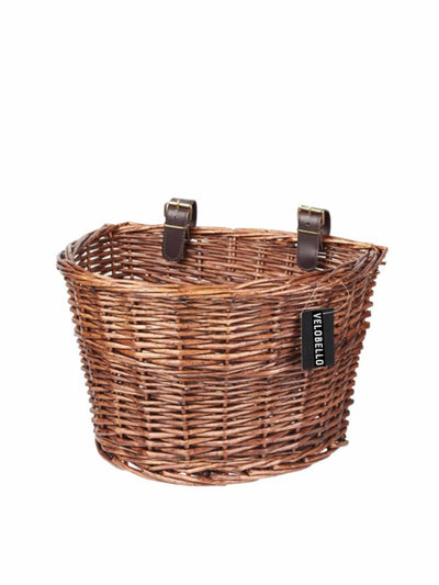 Velobello Wicker bicycle basket at Collagerie