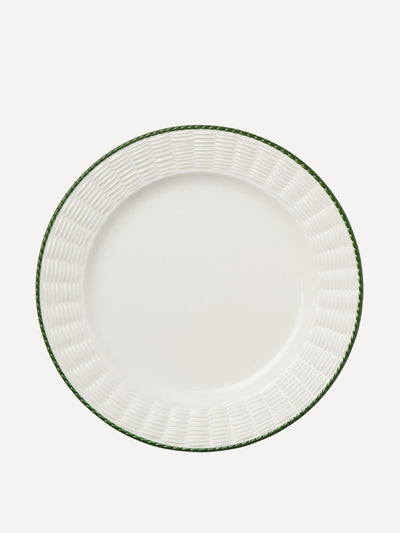 Rebecca Udall Green basket weave plate at Collagerie