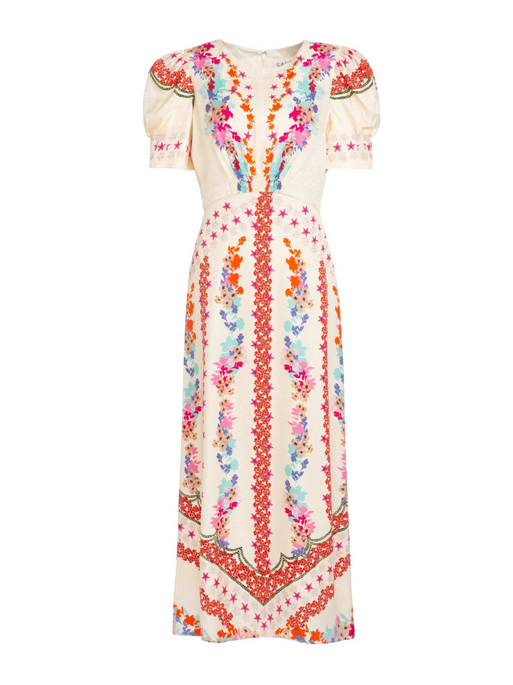Bianca calla print dress