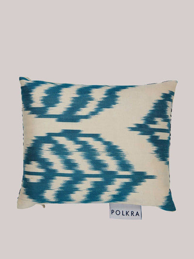 Polkra Notting Hill ikat silk & ottoman fabric lavender Bag at Collagerie