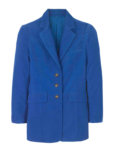 Yolke Blue corduroy jacket at Collagerie