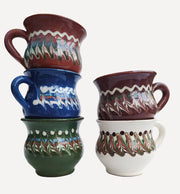 Chocolate horezu espresso cups