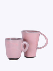 Dusty pink espresso cup
