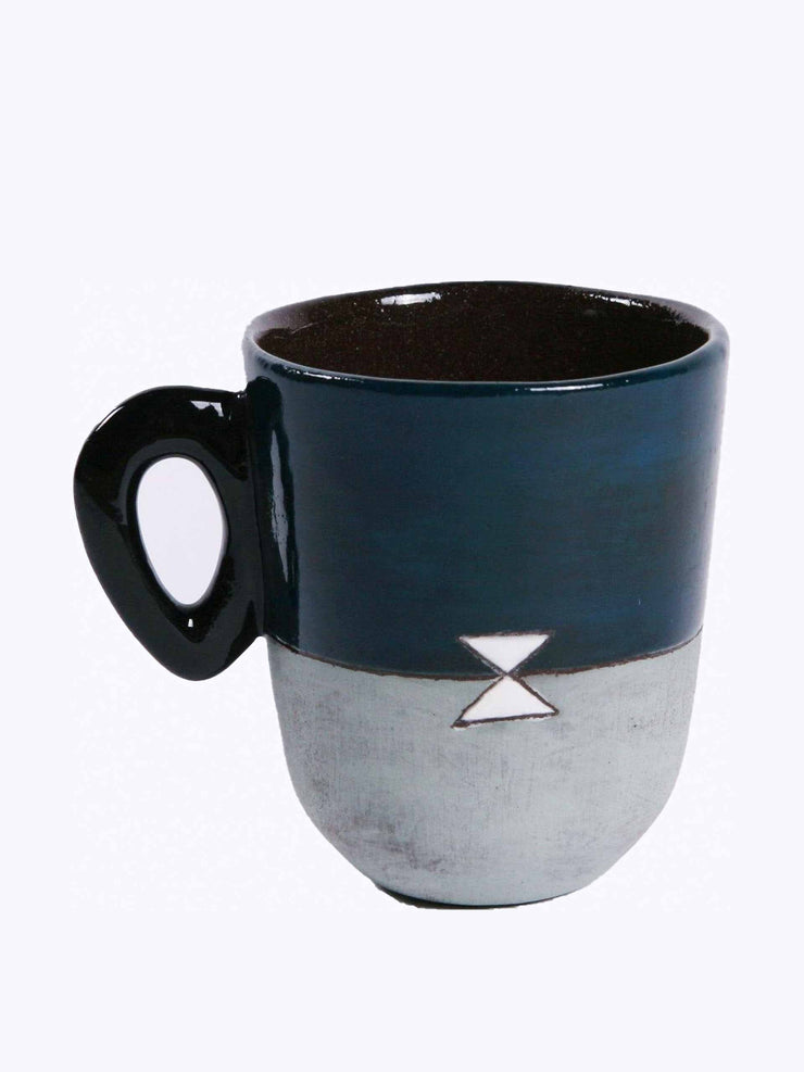 Blue espresso cup