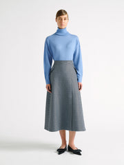 Clover baby blue turtleneck jumper