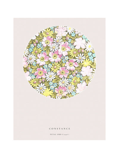 Print Sisters No.079 'Constance Petal Orb' vintage archive poster print at Collagerie