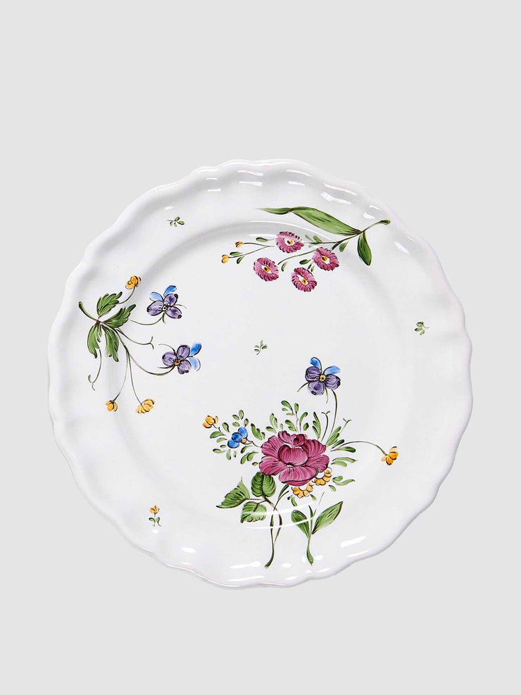 Picardie floral dinner plate