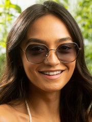 Bia sunglasses in blue gradient