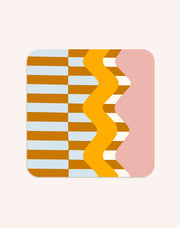 Wiggle and stripe coasters (set of 6)