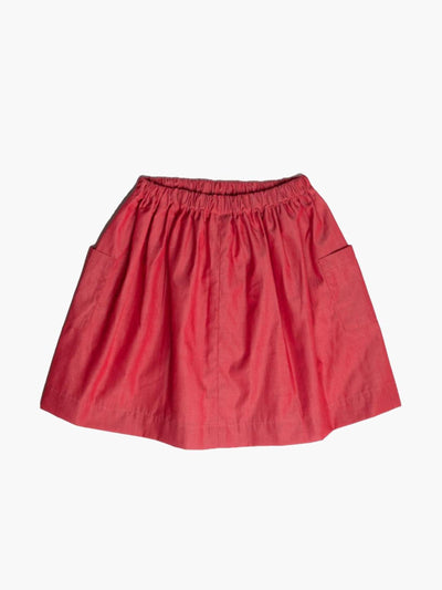 Amaia Chiara red skirt at Collagerie