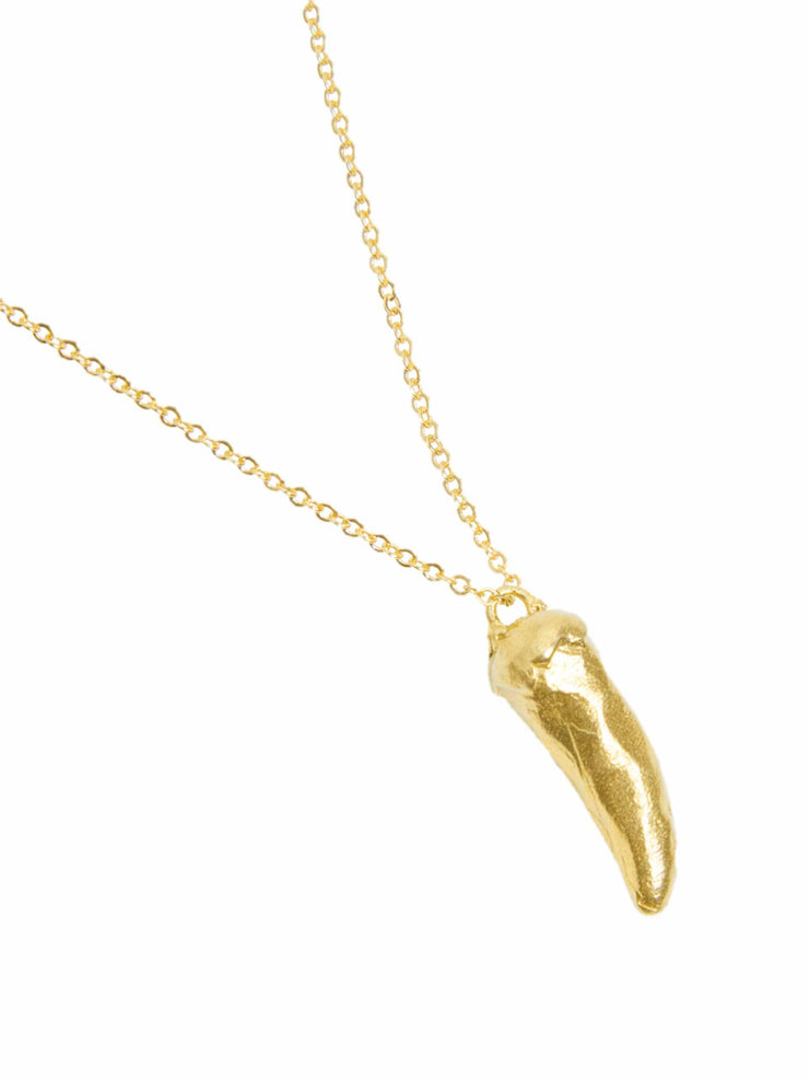 Chilli gold trace chain necklace
