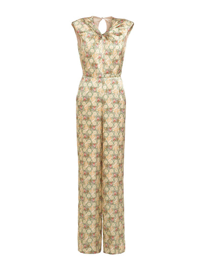 Saloni Claudia jumpsuit in pearl at Collagerie
