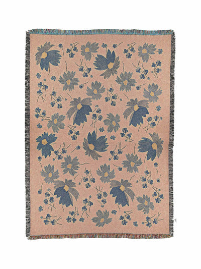 Print Sisters Floral print Deco Daisy blanket at Collagerie