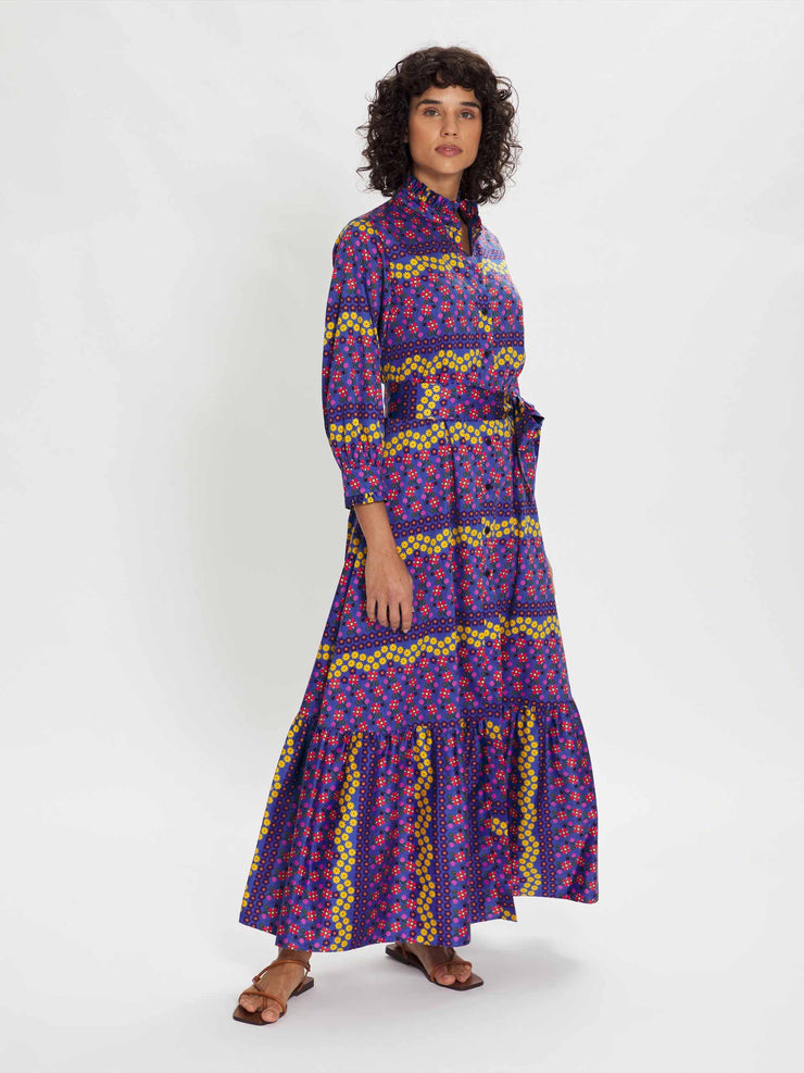 Demi flower power cotton maxi