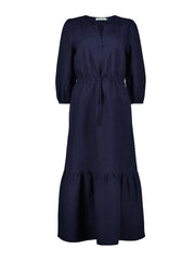 Maxine hemp drawstring dress