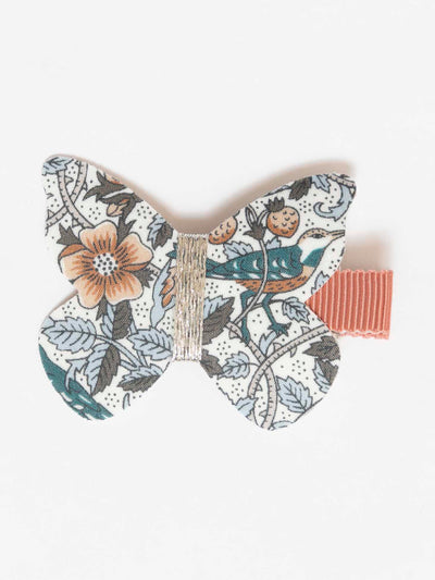Amaia Liberty Strawberry print butterfly hairclip at Collagerie