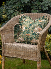 William Morris ruffle floral cushion cover