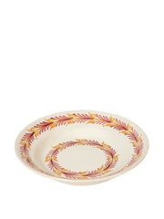 Heather floral soup plate