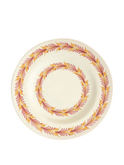 Heather floral dinner plate Interiors Sharland England Pink and Tan Single Plate  - Collagerie