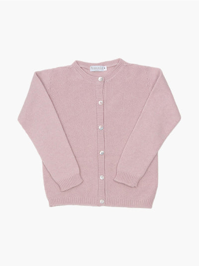 Amaia Moana powder pink cardigan at Collagerie