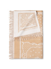 Thick, elegant and buttery soft deluxe wool Desmond & Dempsey blanket that is gorgeous to look at and blissful to touch. Collagerie.com