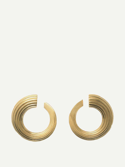 Dévé Gold Croissance Illimitée earrings at Collagerie