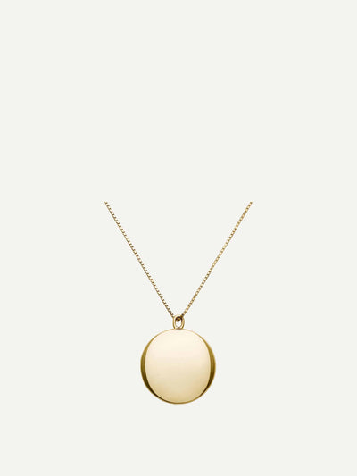 Dévé Large gold shell No.1 necklace at Collagerie