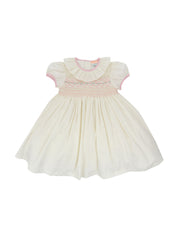 White and pink Diana special occasion dress
