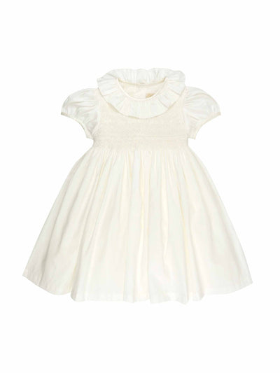 Smock London White Diana special occasion dress at Collagerie