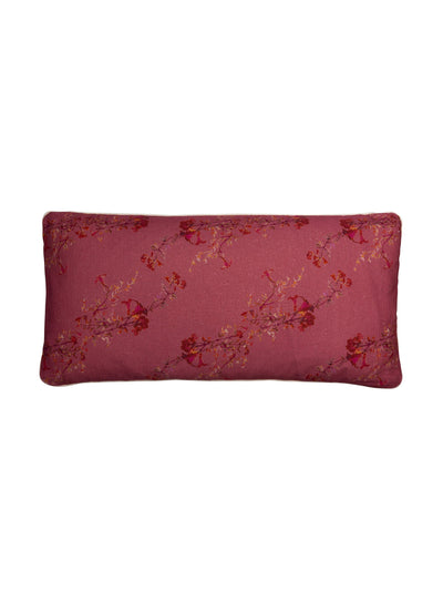 Dar Leone Pink linen cushion at Collagerie