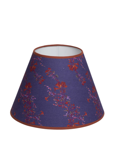 Dar Leone Purple linen Lampshade at Collagerie