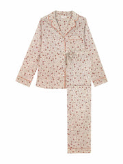 Cotton micro-floral pyjamas