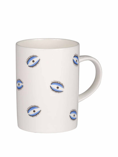 CasaCarta Set of 2 evil eye mugs at Collagerie