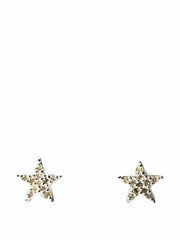 Diamond and silver star studs Jewellery Kirstie Le Marque    - Collagerie