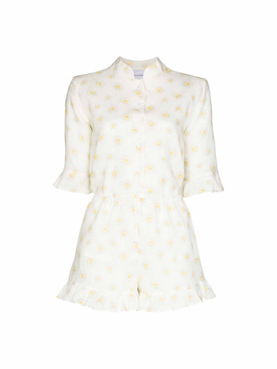 Sleeper White daisy-print pyjama set at Collagerie
