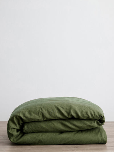 Cultiver Forest linen duvet cover at Collagerie