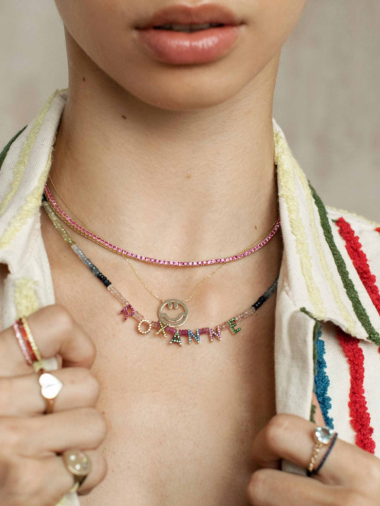 Gold have a nice day necklace